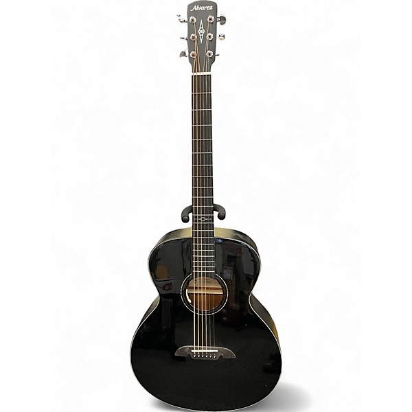 Used Alvarez ABT610EBK Black Acoustic Electric Guitar