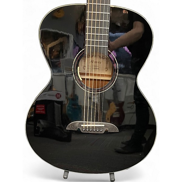 Used Alvarez ABT610EBK Black Acoustic Electric Guitar
