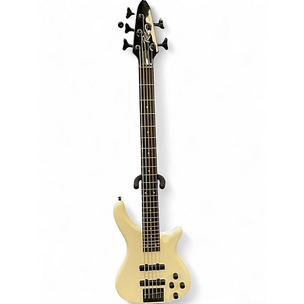 Used Rogue LX205B WHITE Electric Bass Guitar