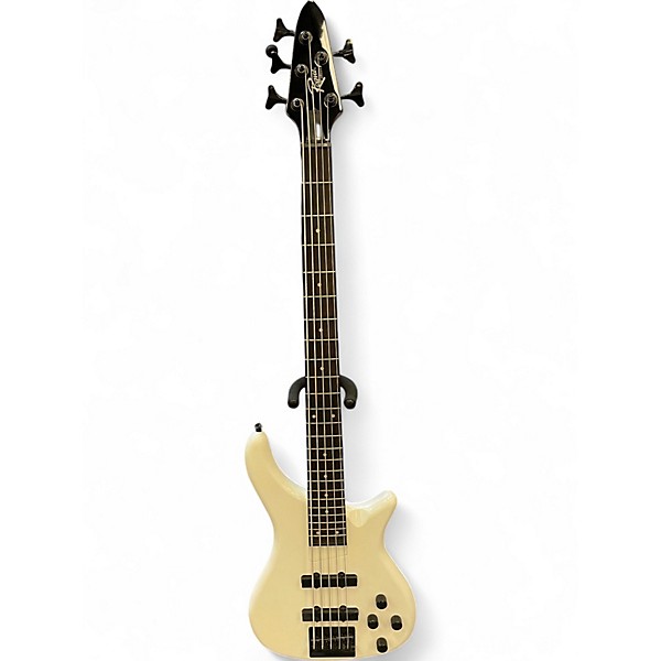 Used Rogue LX205B WHITE Electric Bass Guitar