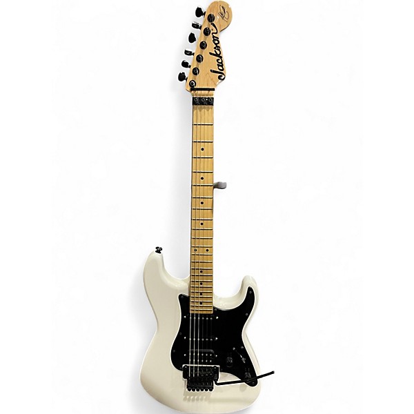 Used Jackson Adrian Smith Signature Snow White Solid Body Electric Guitar
