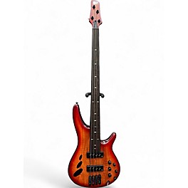 Used Ibanez SRD900F brown topaz burst Electric Bass Guitar