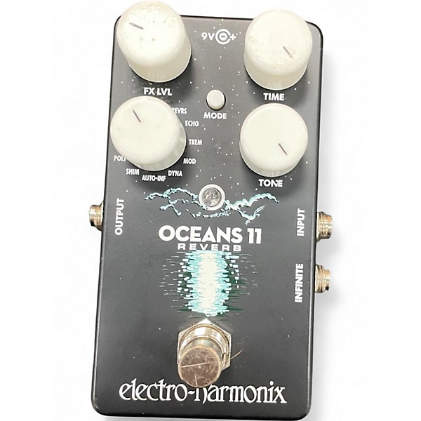 Used Electro-Harmonix Oceans 11  Reverb Effect Pedal