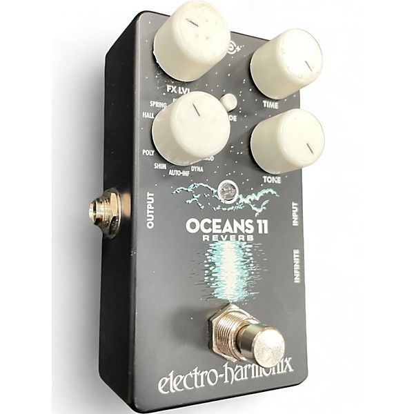 Used Electro-Harmonix Oceans 11  Reverb Effect Pedal