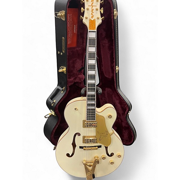 Used Gretsch Guitars G6136TLD White Falcon Alpine White Hollow Body Electric Guitar