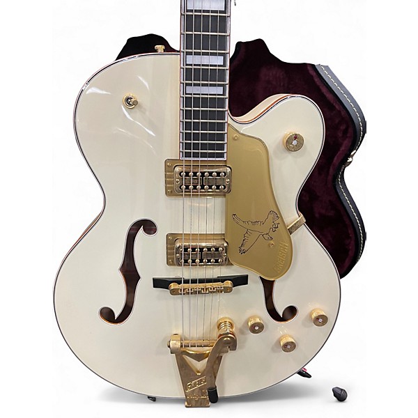 Used Gretsch Guitars G6136TLD White Falcon Alpine White Hollow Body Electric Guitar