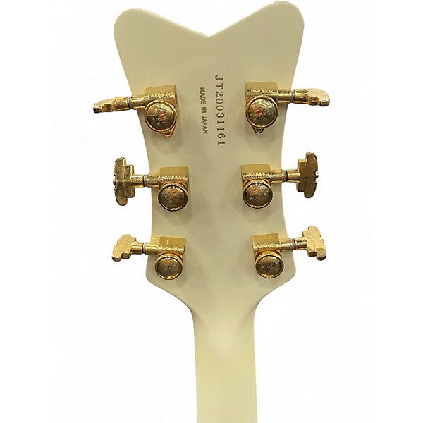Used Gretsch Guitars G6136TLD White Falcon Alpine White Hollow Body Electric Guitar