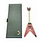 Used 2022 Dean USA Custom V Satin Red Solid Body Electric Guitar
