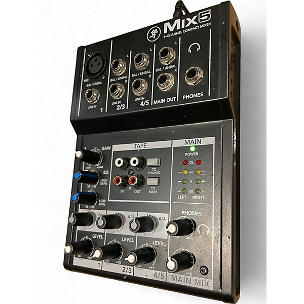 Used Mackie MIX 5 Unpowered Mixer