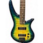 Used Jackson X Series Spectra SBXQ IV Amber Blue Burst Electric Bass Guitar