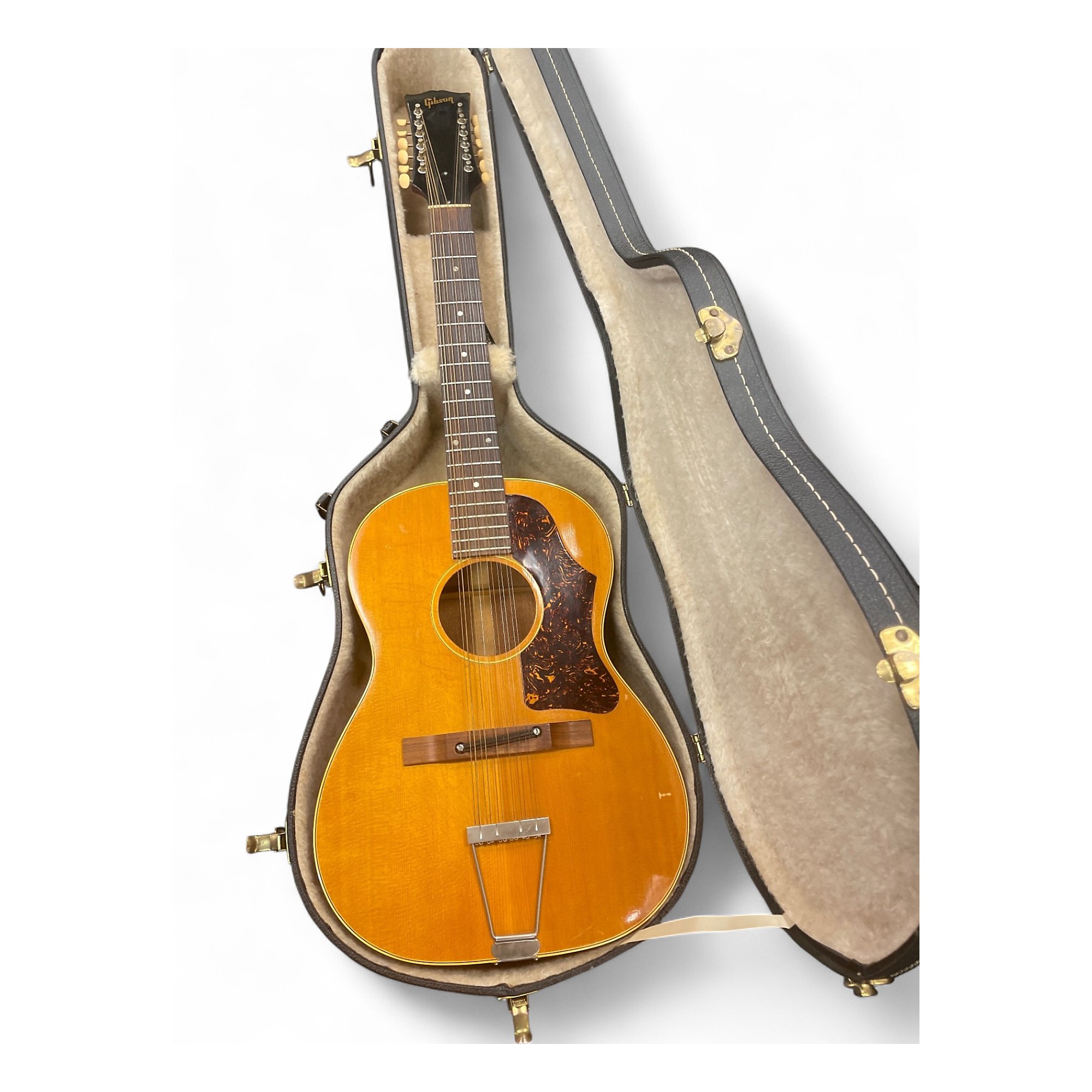 Vintage 1966 Gibson b-25 Natural 12 String Acoustic Guitar