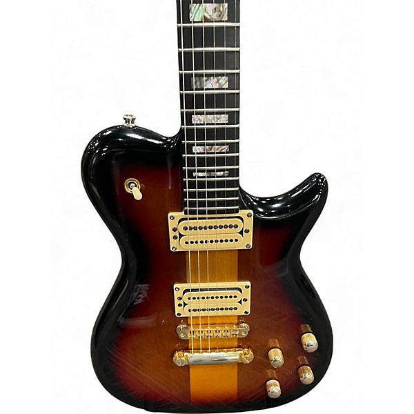 Used 1980s Carvin SC90 2 Tone Sunburst Solid Body Electric Guitar