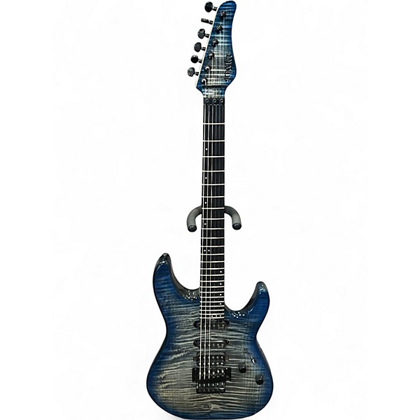 Used Schecter Guitar Research Sun Valley Super Shredder III FR Sky Burst Solid Body Electric Guitar