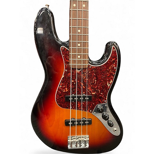 Used Fender American Standard Jazz Bass 3 Color Sunburst Electric Bass Guitar
