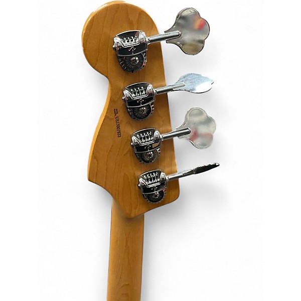 Used Fender American Standard Jazz Bass 3 Color Sunburst Electric Bass Guitar