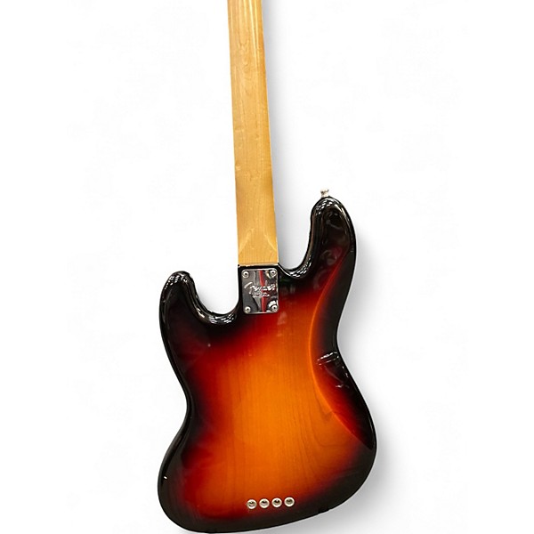Used Fender American Standard Jazz Bass 3 Color Sunburst Electric Bass Guitar