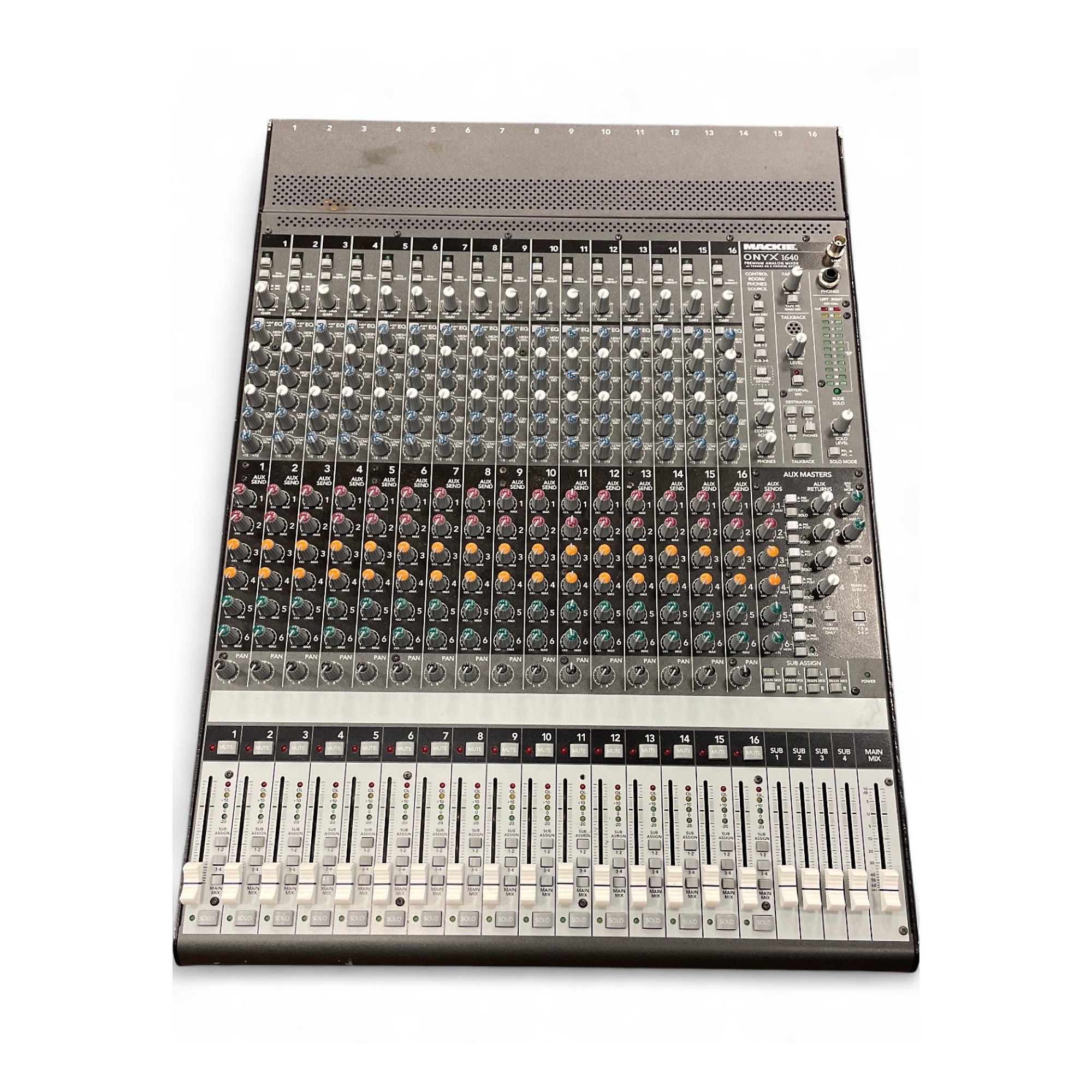 MACKIE ONYX 1640 アナログミキサー Used Mackie Onyx 1640 Unpowered Mixer | Guitar Center