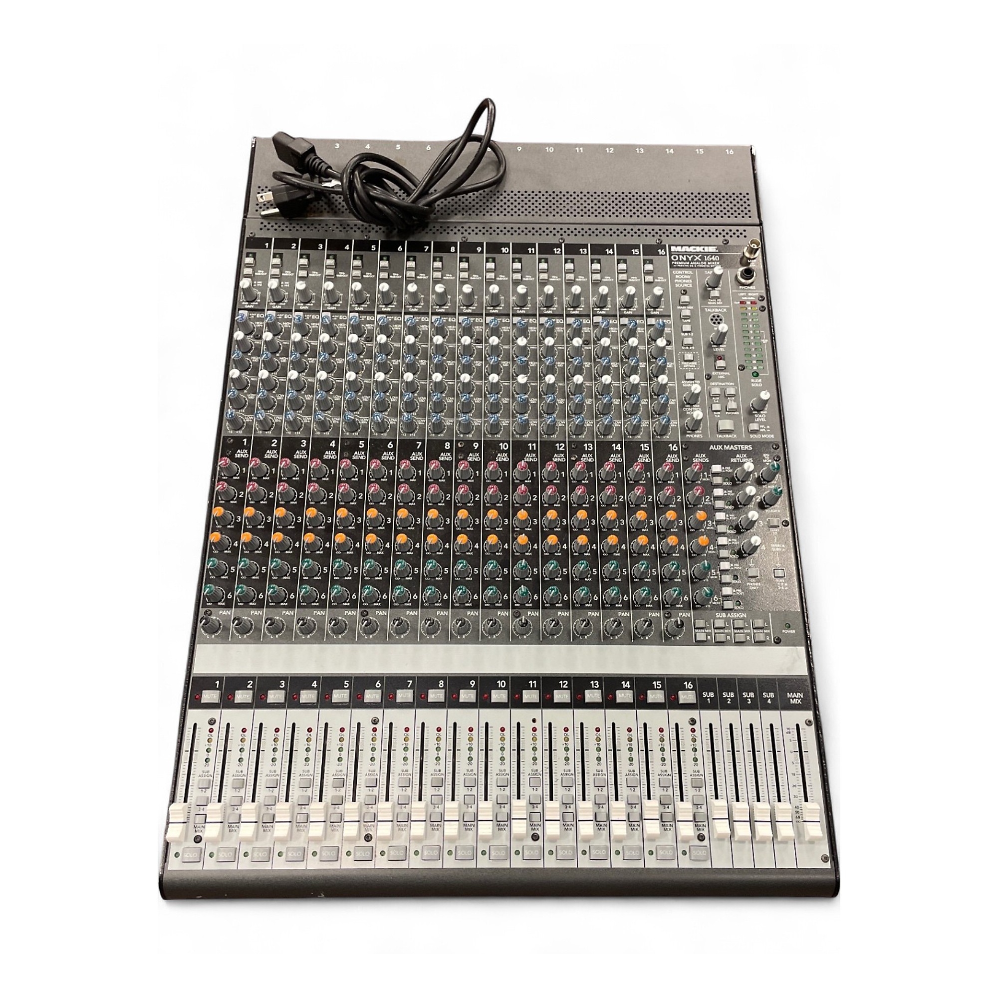 MACKIE ONYX 1640〔ハードケース付き〕 Used Mackie Onyx 1640 Unpowered Mixer | Guitar Center