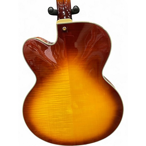 Used D'Angelico EXCEL EXL1 Brown Sunburst Hollow Body Electric Guitar