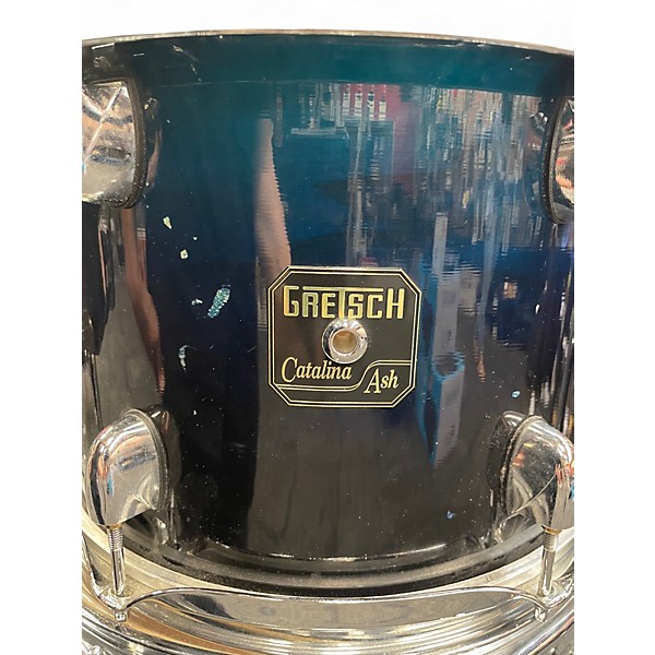 Used Gretsch Drums 6 Piece CATALINA ASH Blue Drum Kit