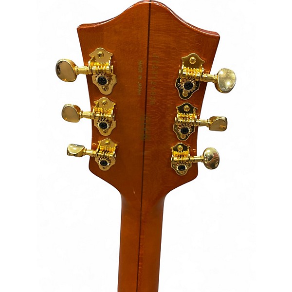 Used 2023 Gretsch Guitars G6120TGQM-56 Orange Stain Hollow Body Electric Guitar