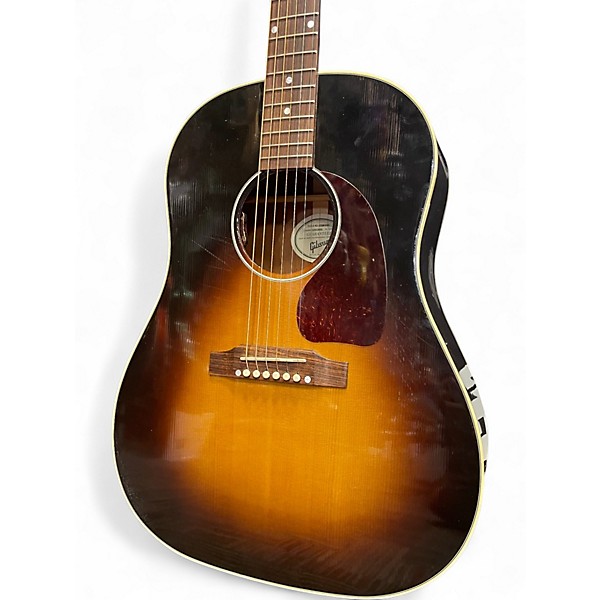 Used 2022 Gibson J45 Standard 3 Color Sunburst Acoustic Electric Guitar