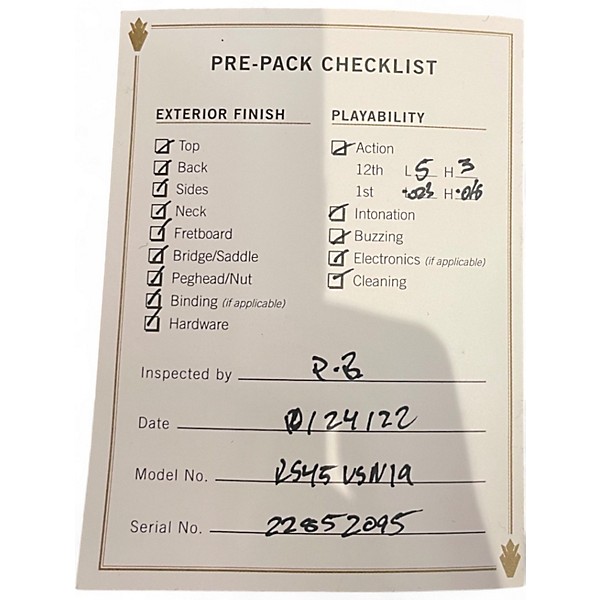 Used 2022 Gibson J45 Standard 3 Color Sunburst Acoustic Electric Guitar