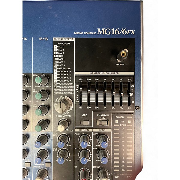 Used Yamaha MG166FX Unpowered Mixer