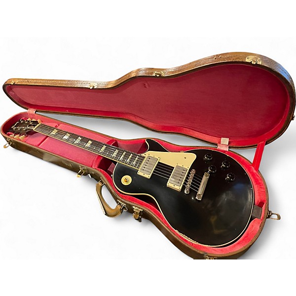 Used 2022 Gibson 1959 Reissue Murphy Aged Les Paul Ebony Solid Body Electric Guitar