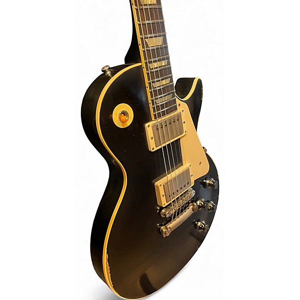 Used 2022 Gibson 1959 Reissue Murphy Aged Les Paul Ebony Solid Body Electric Guitar