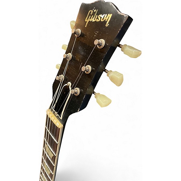 Used 2022 Gibson 1959 Reissue Murphy Aged Les Paul Ebony Solid Body Electric Guitar