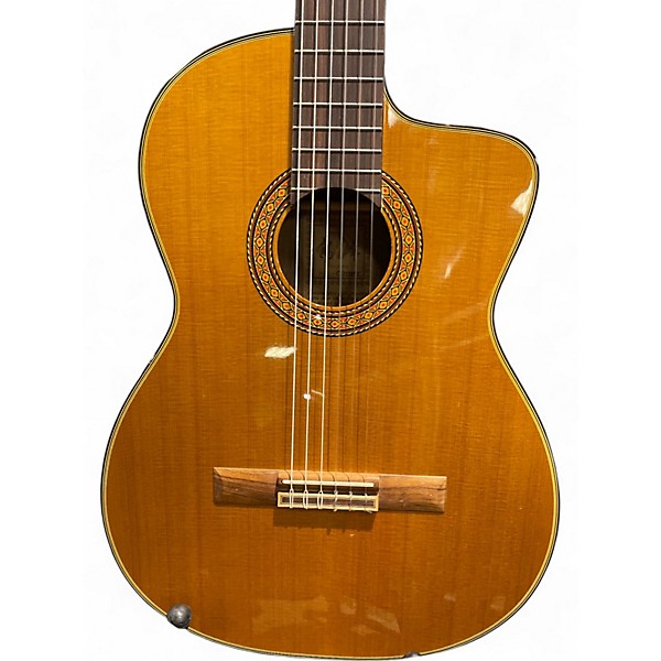 Used Takamine CP132SC Natural Classical Acoustic Electric Guitar