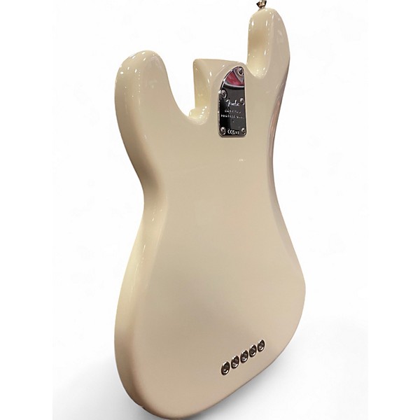 Used 2024 Fender American Professional II Precision Bass V Olympic White Electric Bass Guitar