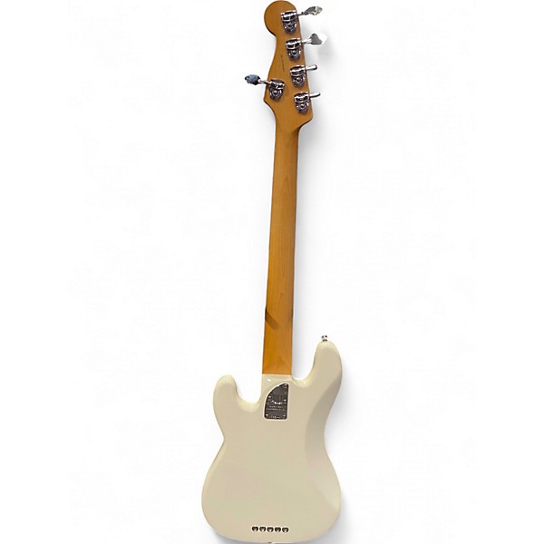 Used 2024 Fender American Professional II Precision Bass V Olympic White Electric Bass Guitar