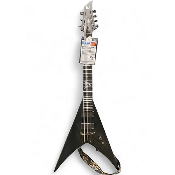 Used ESP LTD HEX-7 Black Solid Body Electric Guitar