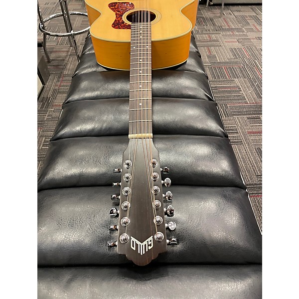 Used Guild F2512E Maple 12 String Acoustic Electric Guitar