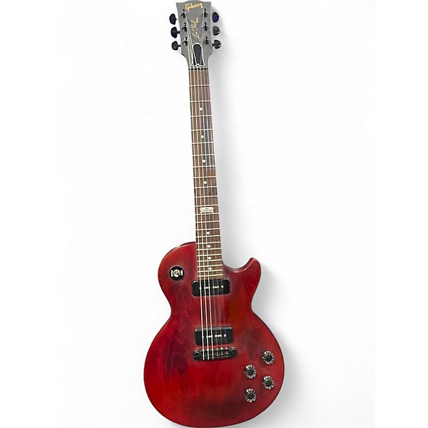 Used 2014 Gibson 120TH ANNIVERSARY MELODY MAKER Wine Red Solid Body Electric Guitar