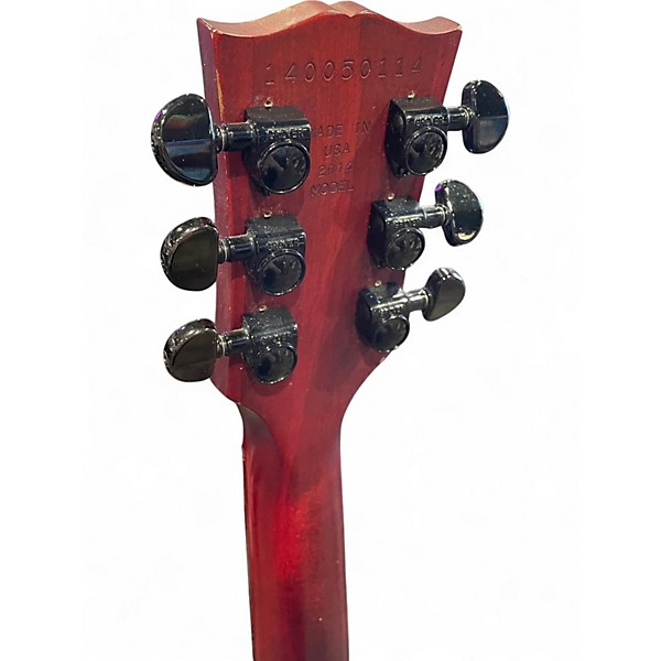 Used 2014 Gibson 120TH ANNIVERSARY MELODY MAKER Wine Red Solid Body Electric Guitar