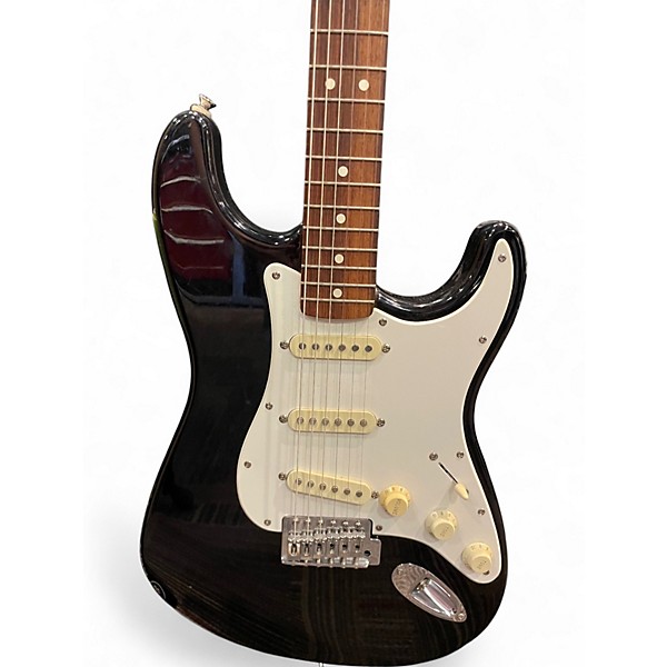 Used Fender Standard Stratocaster Black Solid Body Electric Guitar