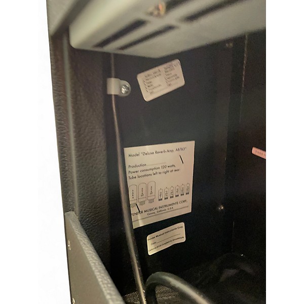 Used Fender Deluxe Reverb 22W 1x12 Tube Guitar Combo Amp