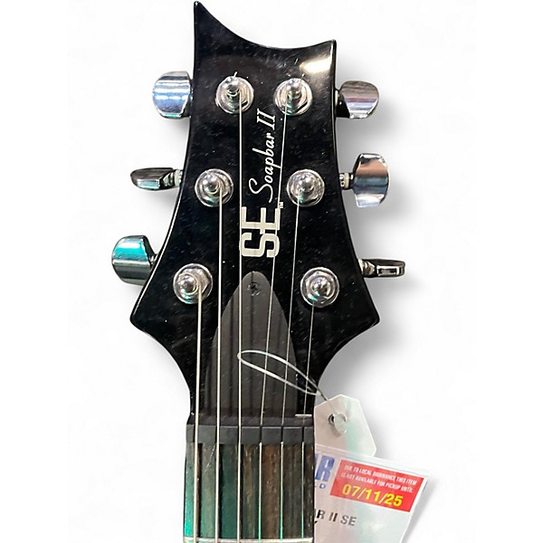Used PRS soapbar II se Black Solid Body Electric Guitar