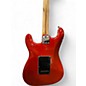 Used Fender Deluxe Stratocaster Candy Apple Red Solid Body Electric Guitar