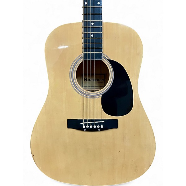 Used Huntington Dreadnought Style Acoustic Guitar Natural Acoustic Guitar