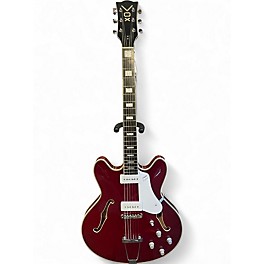 Used VOX V90 BOBCAT RED Hollow Body Electric Guitar