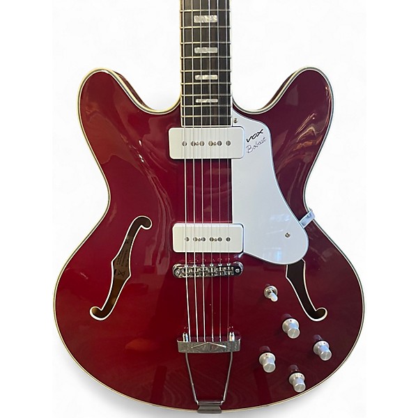 Used VOX V90 BOBCAT RED Hollow Body Electric Guitar