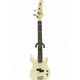Used Kingston GREMLIN Alpine White Electric Bass Guitar