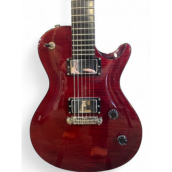 Used Prs NICK CATANESER TR RED FLAME Solid Body Electric Guitar