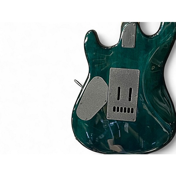 Used Ernie Ball Music Man Sabre HH Green Solid Body Electric Guitar