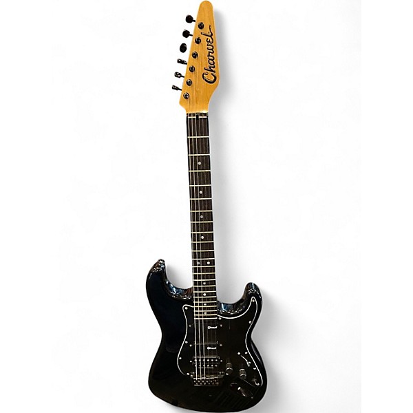 Used 1991 Charvel ST Black Solid Body Electric Guitar