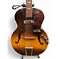 Vintage 1950s Harmony H1214 2 Color Sunburst Hollow Body Electric Guitar thumbnail